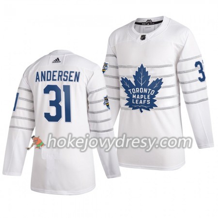 Pánské Hokejový Dres Toronto Maple Leafs Frederik Andersen 31 Bílá Adidas 2020 NHL All-Star Authentic